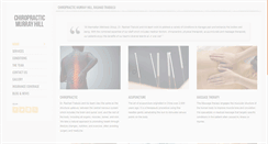 Desktop Screenshot of chiropracticmurrayhill.com